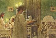 Carl Larsson Lucia Morning china oil painting reproduction